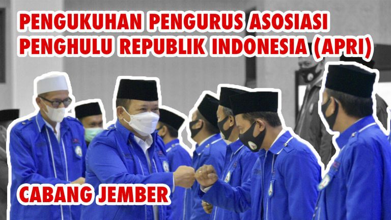 Pengukuhan pengurus Asosiasi Penghulu Republik Indonesia (APRI) Cabang Jember