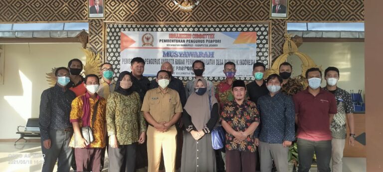 Rapat Sosialisasi dan  Pembentukan Pengurus PABPDSI Kecamatan Rambipuji, Jember Berjalan Lancar dan Sukses