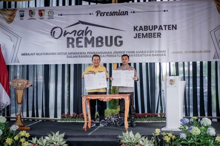 Resmikan Omah Rembug, Bupati Hendy: Pemkab Jember Siap Dukung 100 Persen