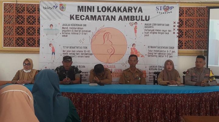 Kecamatan Ambulu Gelar  Mini Lokakarya Stunting Di Desa Pontang
