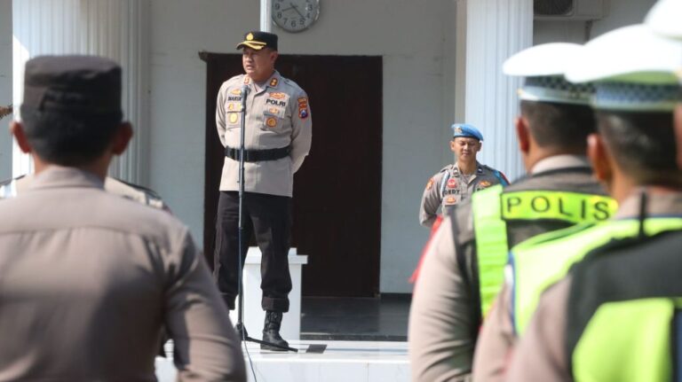 Kapolres Pasuruan Kota Laksanakan Apel Jam Pimpinan, Netralitas Polri dalam Politik Pemilu 2024