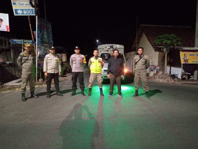 Patroli Gabungan 3 Pilar Kecamatan Umbulsari AntiSipasi Curas, Curan, Curanmor Dan Keliteh