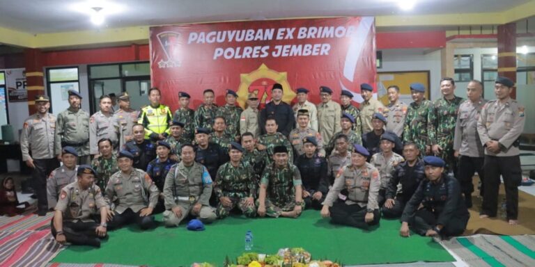 Kapolres Jember Hadiri Tasyakuran Hut Korp Brimob Polri Ke 78