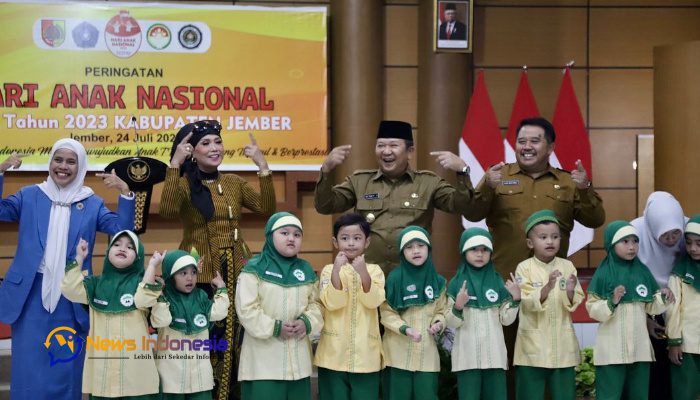 Peringati Hari Anak Nasional, Dinas Pendidikan Jember Adakan Workshop Guru TK dan Anak Didik