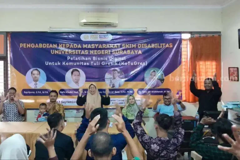 Tim PKM Unesa Latih Difabel untuk Bisnis Digital Bangun Kemandirian Ekonomi