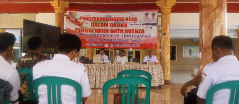 Penutupan Penegasan Batas Desa Dalam Rangka Pengolahan Data Avenza Kecamatan Jenggawah
