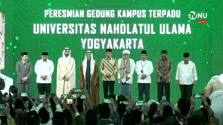 Harlah NU ke-101, Jokowi Ungkit Lobi Presiden MBZ Bangun Universitas Nahdlatul Ulama