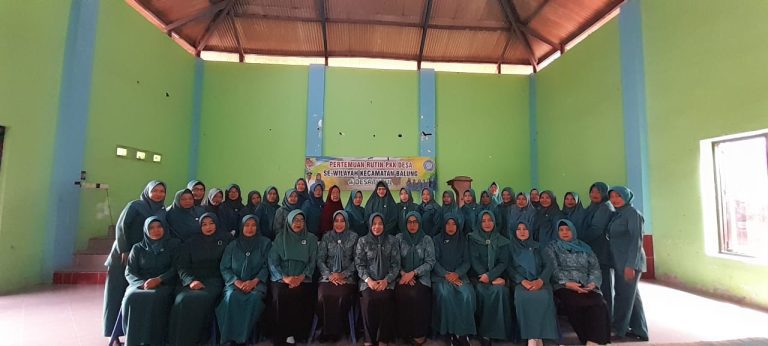Pertemuan Rutin Pkk Desa Sewilayah Kecamatan Balung