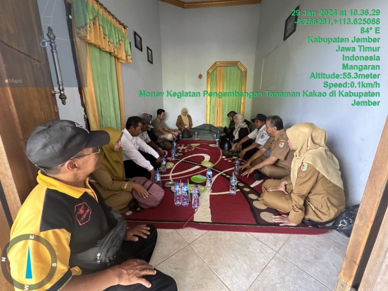 Dinas TPHP Dalam Monitoring Dan Evaluasi Kegiatan Pengembangan Kakao Tahun 2023