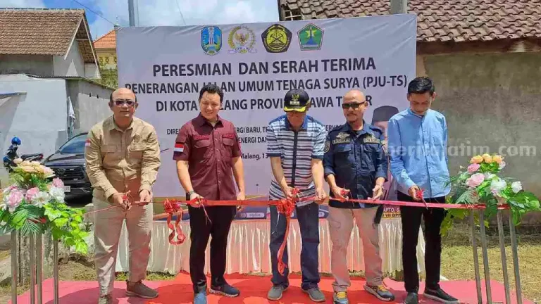 Persawahan Hingga Kampung Tlogowaru Kota Malang Diterangi PJU TS
