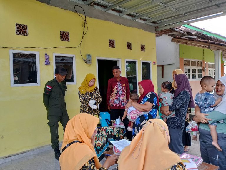 Pelaksanaan Sub Pin Polio di Desa Jatimulyo