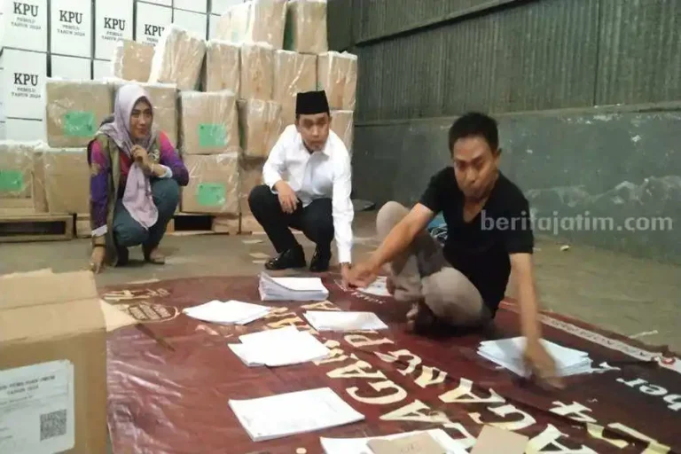 200 Surat Suara Pemilu 2024 di Kota Pasuruan Rusak