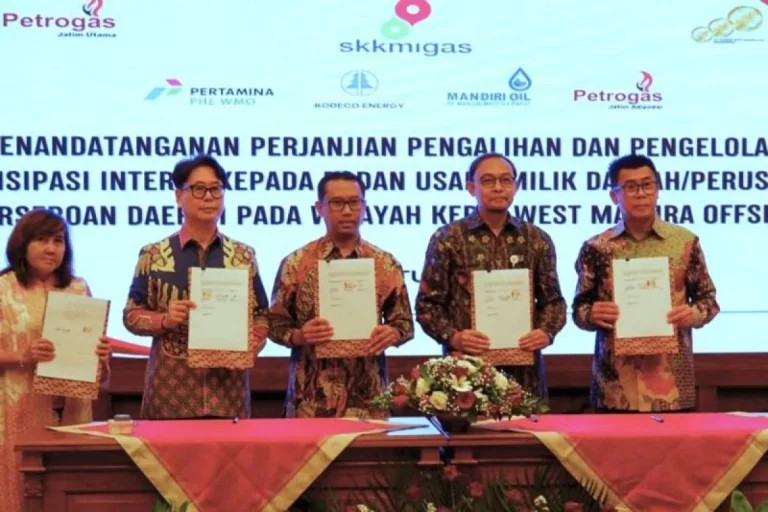 PT PJU Terima Hak Pengalihan PI 10 Persen Di WK WMO