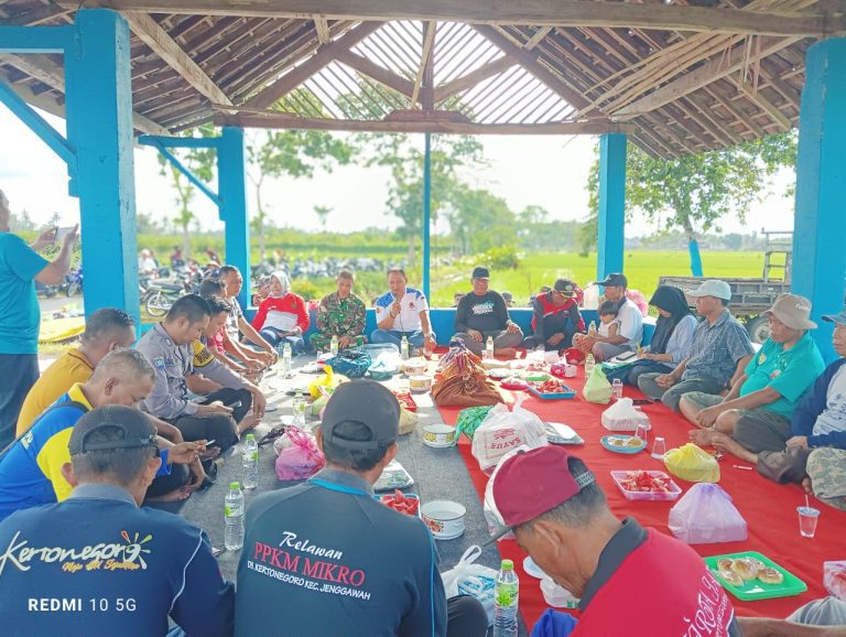 Camat Jenggawah Pagi-Pagi sudah Di Sawah