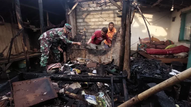 Dua Rumah Milik Nenek Tua Dan Putranya Di Jenggawah Terbakar Habis