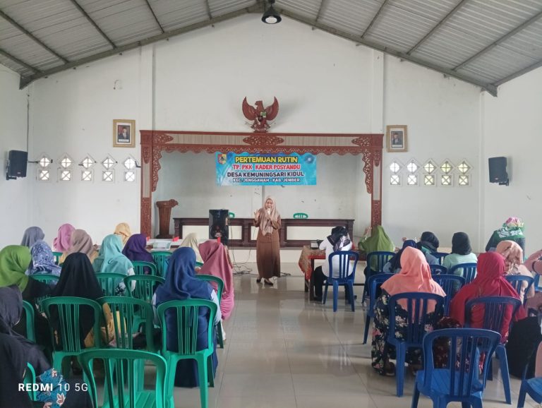 Pertemuan Rutin TP.PKK Kader Posyandu