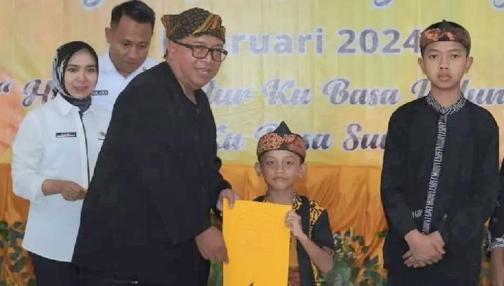 Bupati Sukabumi Rayakan Hari Bahasa Ibu Sedunia
