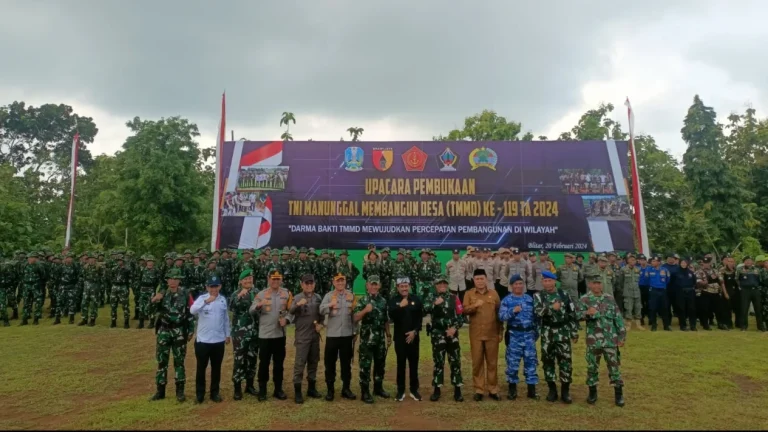 Pemkab Blitar Bangun Desa Wonotirto Melalui TMMD Ke 109