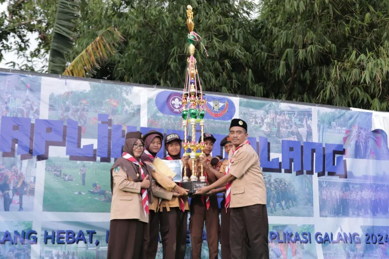 Pramuka MTs Al Misri Borong Puluhan Piala Dalam Ajang Aplikasi Galang Jember 2024