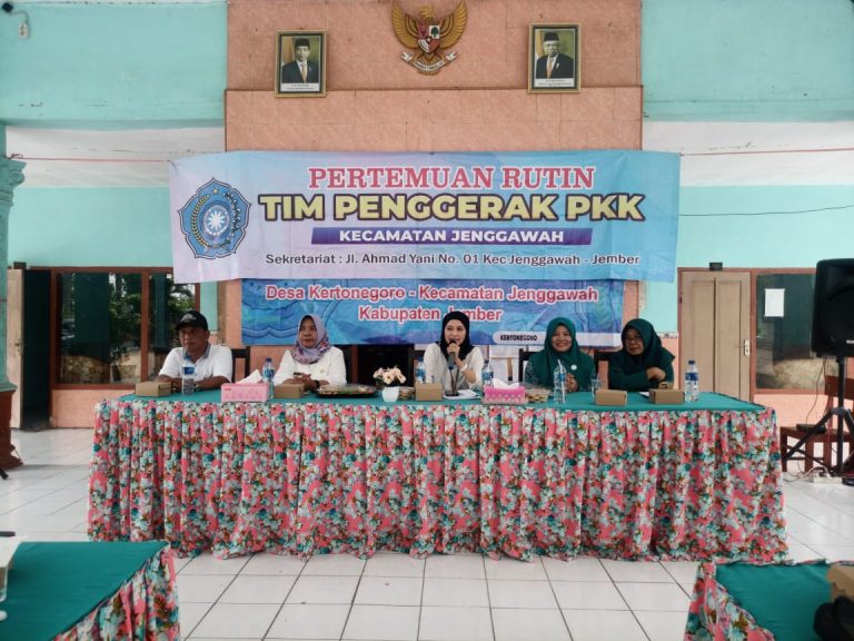 Pertemuan Rutin TP PKK Kecamatan Jenggawah Bulan Februari