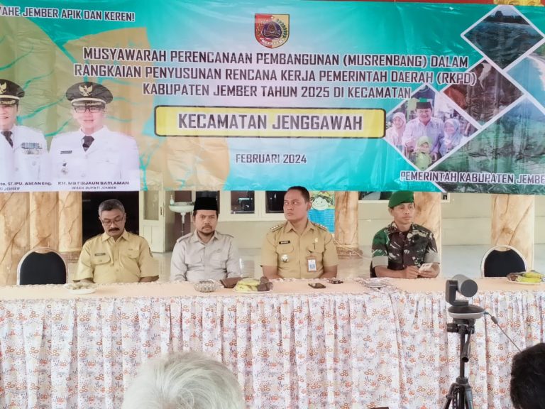 Musrenbang RKPD Tingkat Kecamatan Jenggawah 2024 Untuk 2025