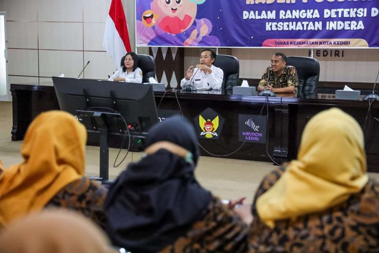 Dinkes Kota Kediri Sosialisasi Deteksi Dini Kesehatan Indera