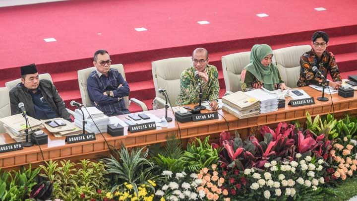 H-1 Penetapan Suara Nasional, KPU Belum Sahkan 4 Provinsi
