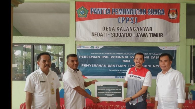 Bangun IPAL Komunal, Pertamina Berupaya Tuntaskan Masalah Limbah Di Kampung Cabut Duri
