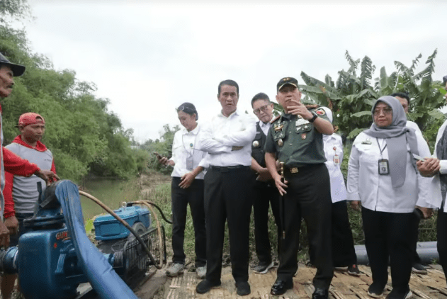 Mentan dan Pangdam V/Brawijaya ke Desa Tulungagung Wujudkan Bojonegoro sebagai Lumbung Pangan