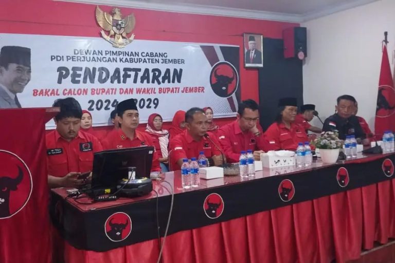 PDIP Awali Pendaftaran Bakal Cabup dan Cawabup di Jember