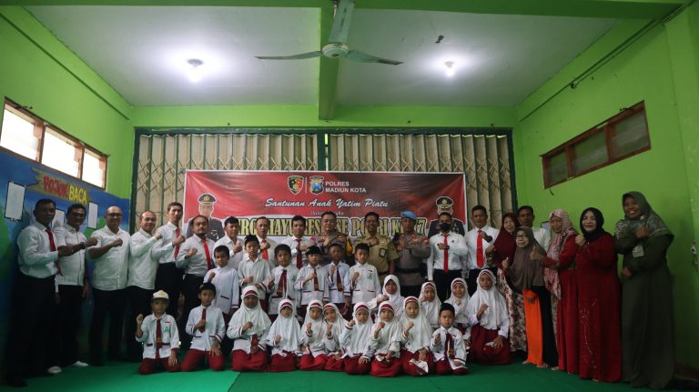 Polres Madiun Kota Adakan Tasyakuran Dan Santunan Ke Panti Asuhan Dalam Rangka HUT Bareskrim ke 77
