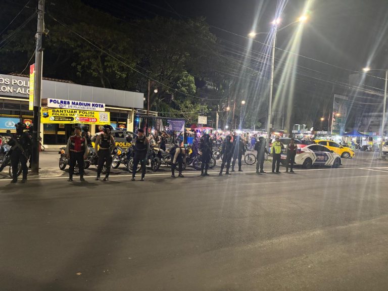 Polres Madiun Kota Kawal Pengesahan Warga PSHT Sapu Jagat, Situasi Kondusif