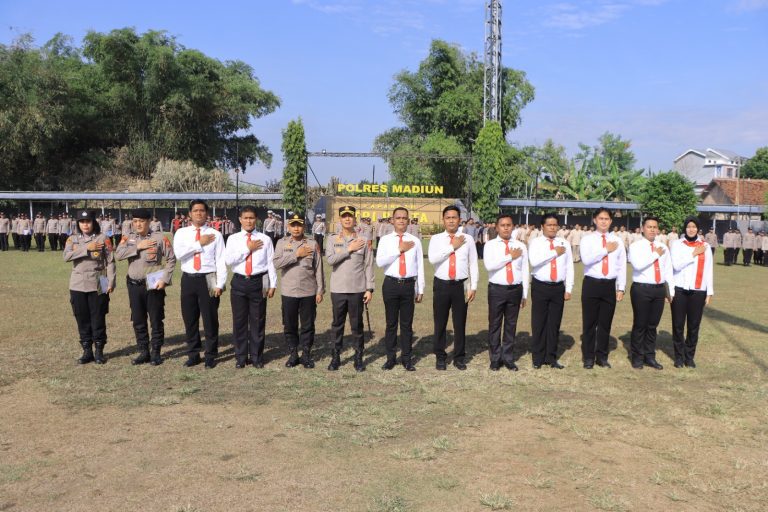 Kapolres Madiun Beri Penghargaan Personel: Dari Ungkap 1 Kg Sabu hingga Pembangunan SPPG