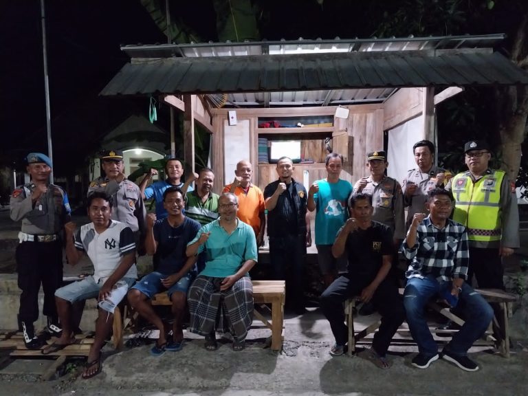 Polres Madiun Kota Tingkatkan Keamanan Lingkungan Lewat Sambang Poskamling Serentak