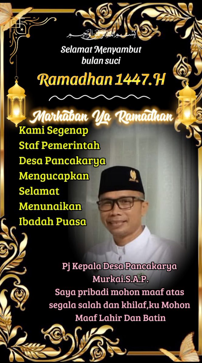 Pemdes Pancakarya Ajung bersama Pj Kades Murkai S.A.P